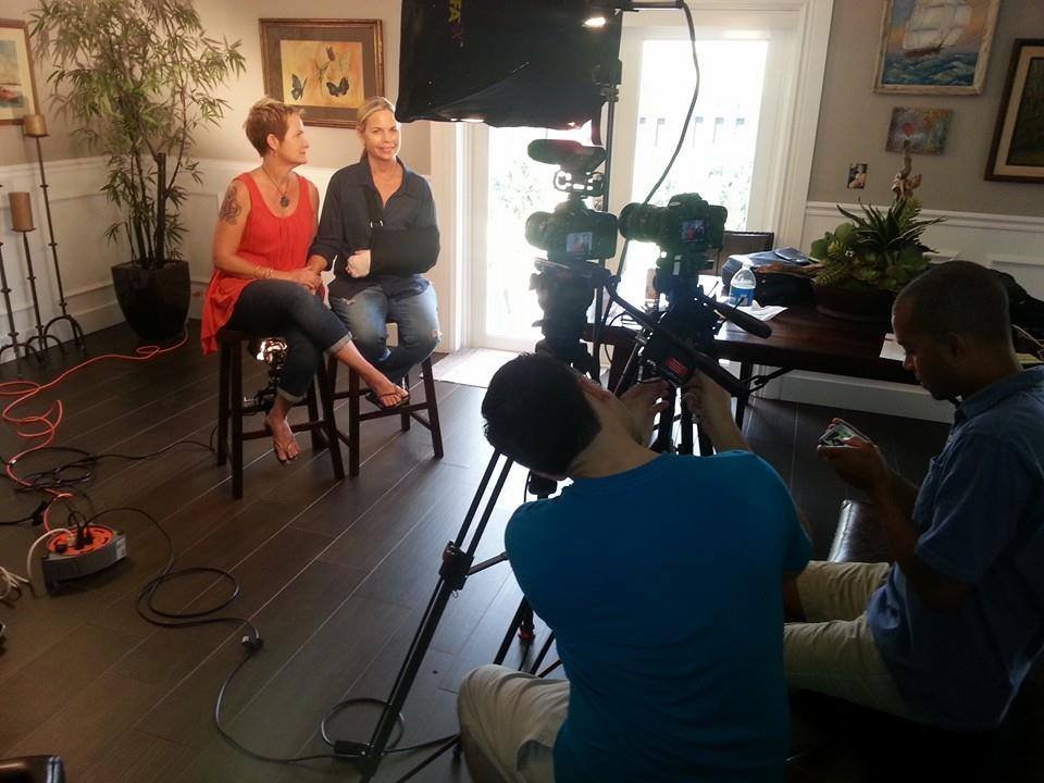 Carlton filming KJ and Lori โ showing the care and clarity behind the lens.